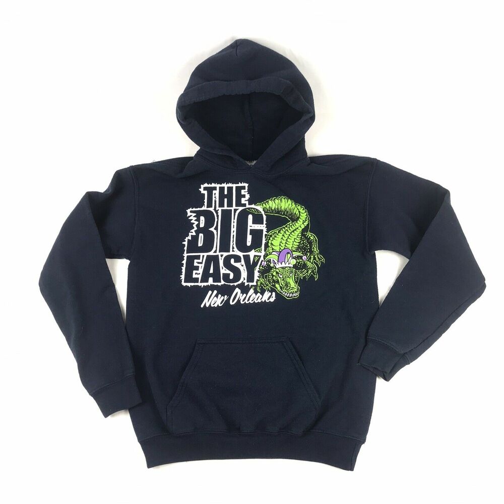 the big easy new orleans‎ youth hoodie unisex large